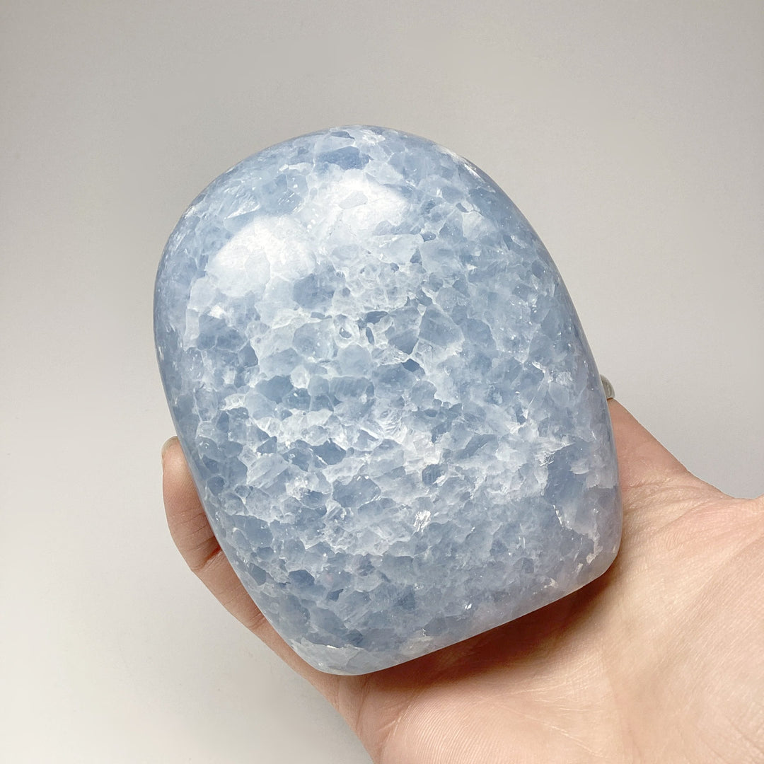 Blue Calcite Stand Up Freeform