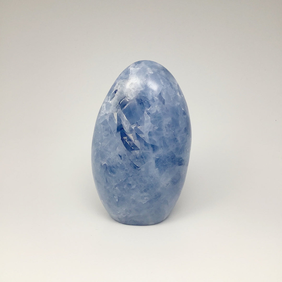 Blue Calcite Stand Up Freeform