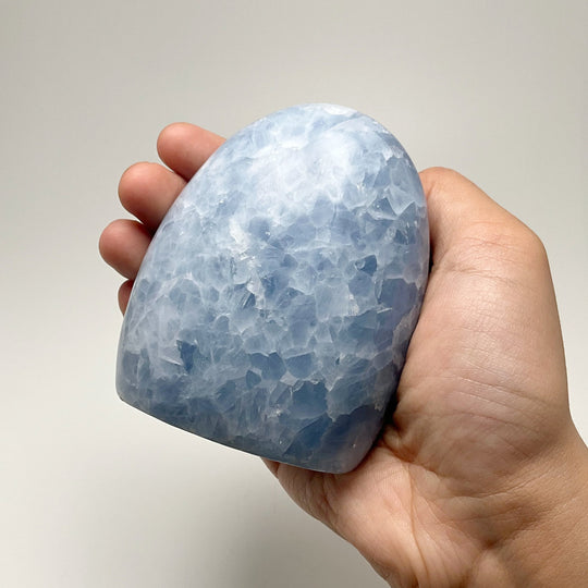 Blue Calcite Stand Up