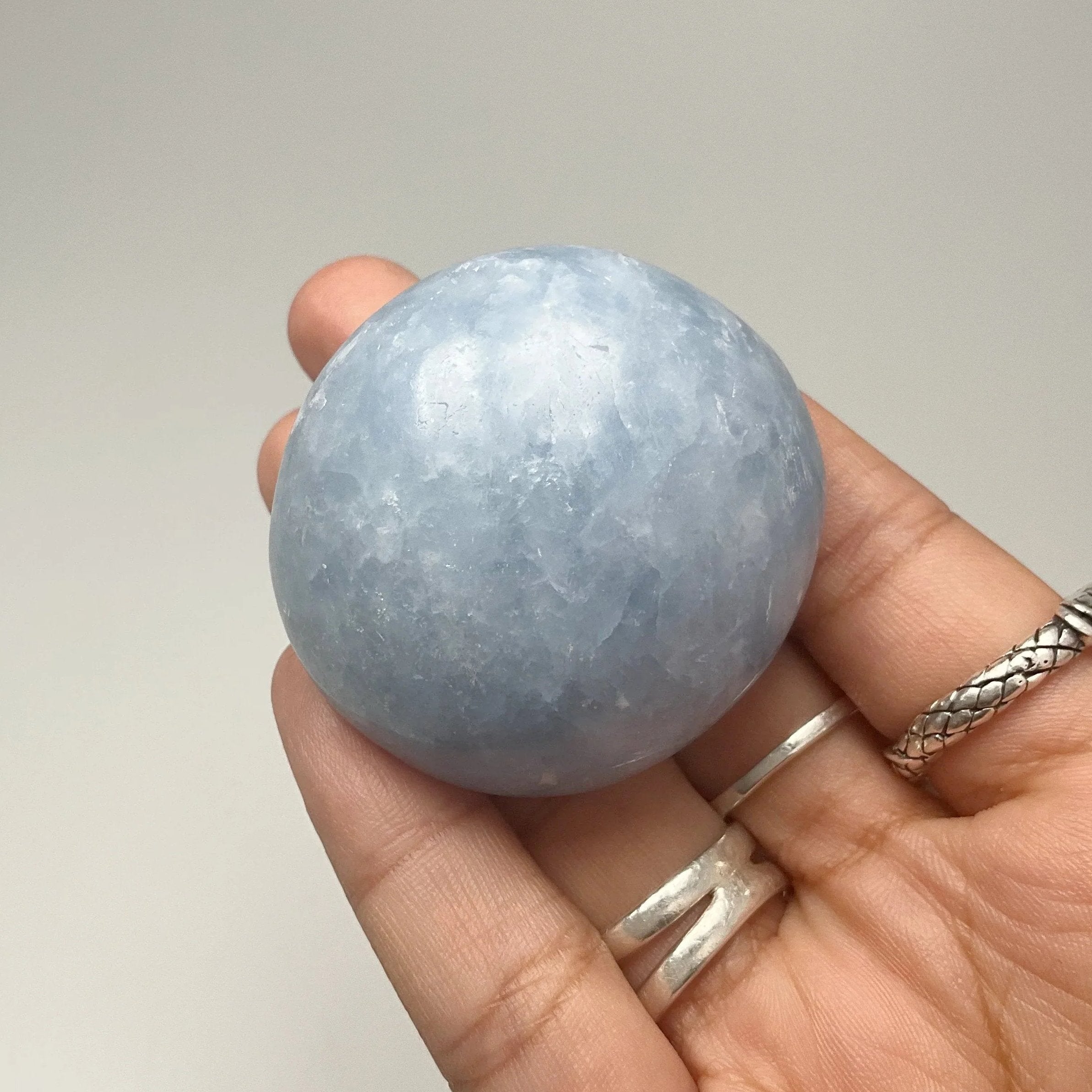 Blue Calcite Tumble