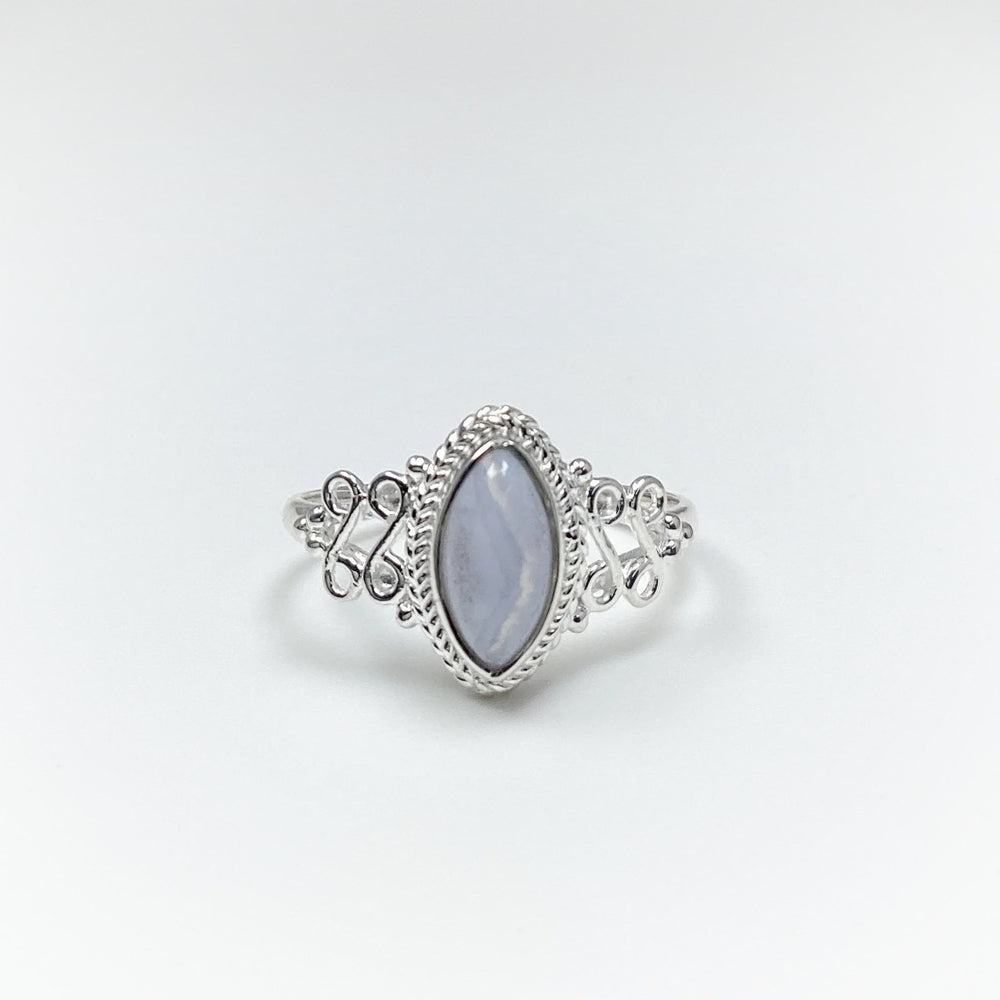 Blue Lace Agate Ring