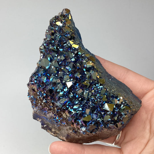 Blue Rainbow Amethyst Druze Cluster