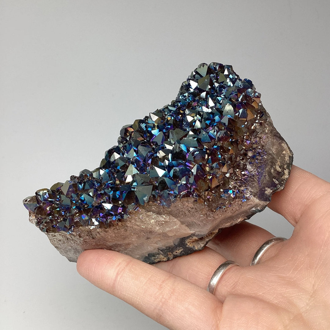 Blue Rainbow Amethyst Druze Cluster