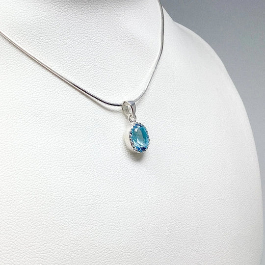 Blue Topaz Pendant