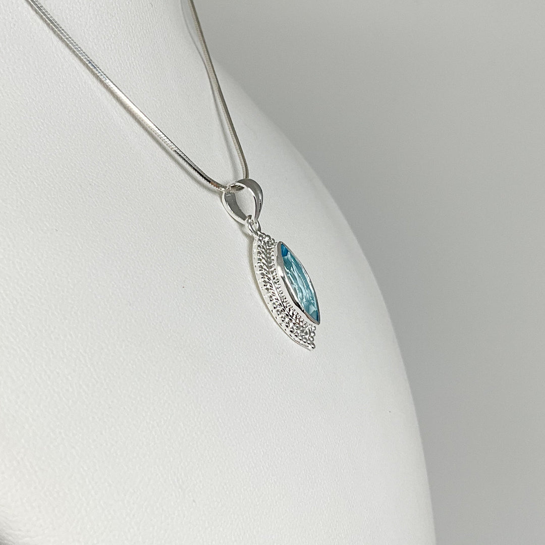 Blue Topaz Pendant