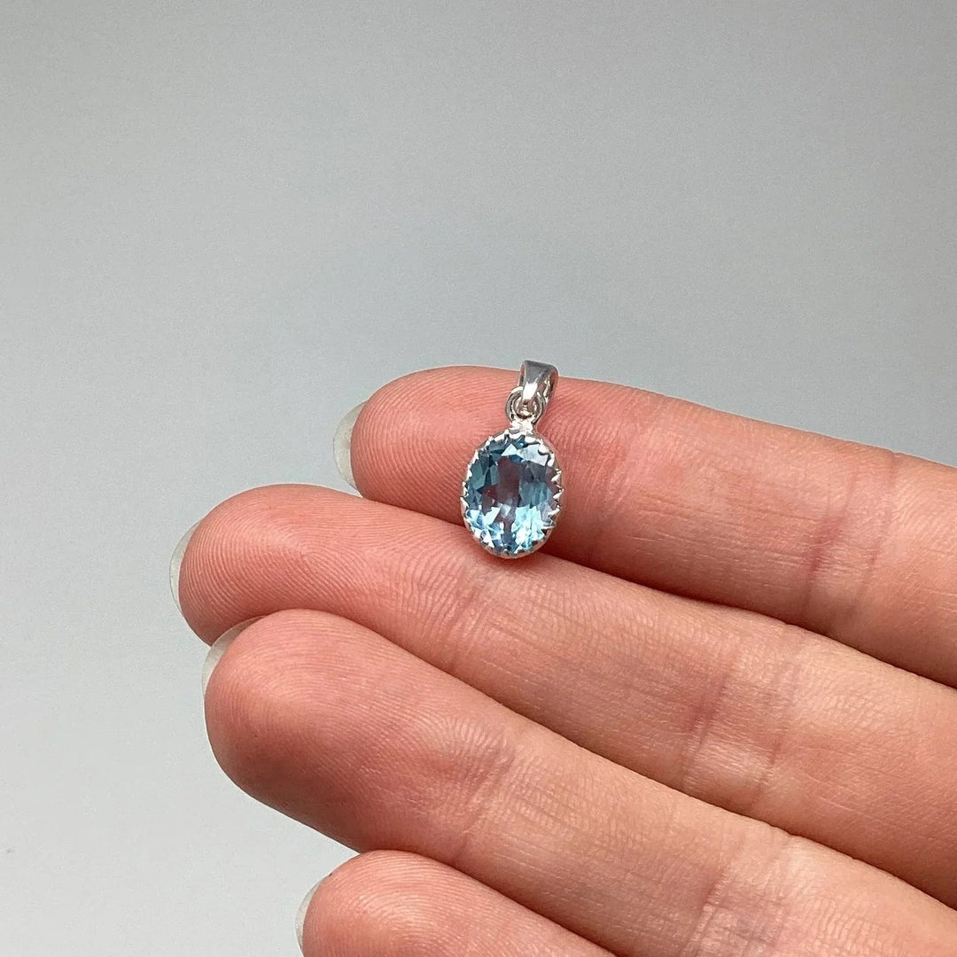 Blue Topaz Pendant