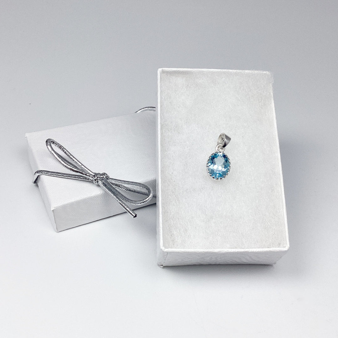 Blue Topaz Pendant