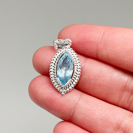 Blue Topaz Pendant