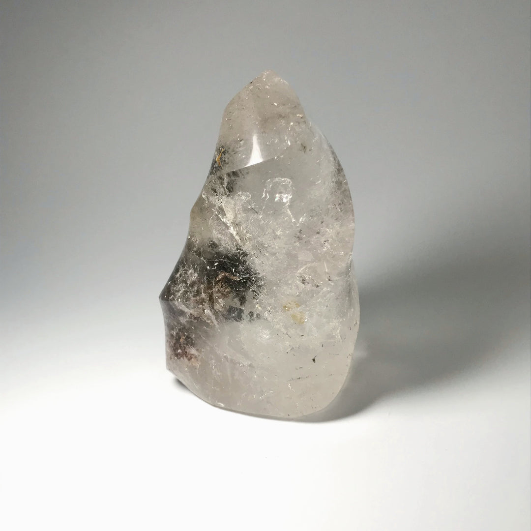 Carved Lodalite Quartz Flame