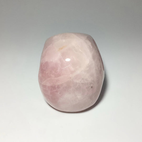 Carved Rose Quartz Skull