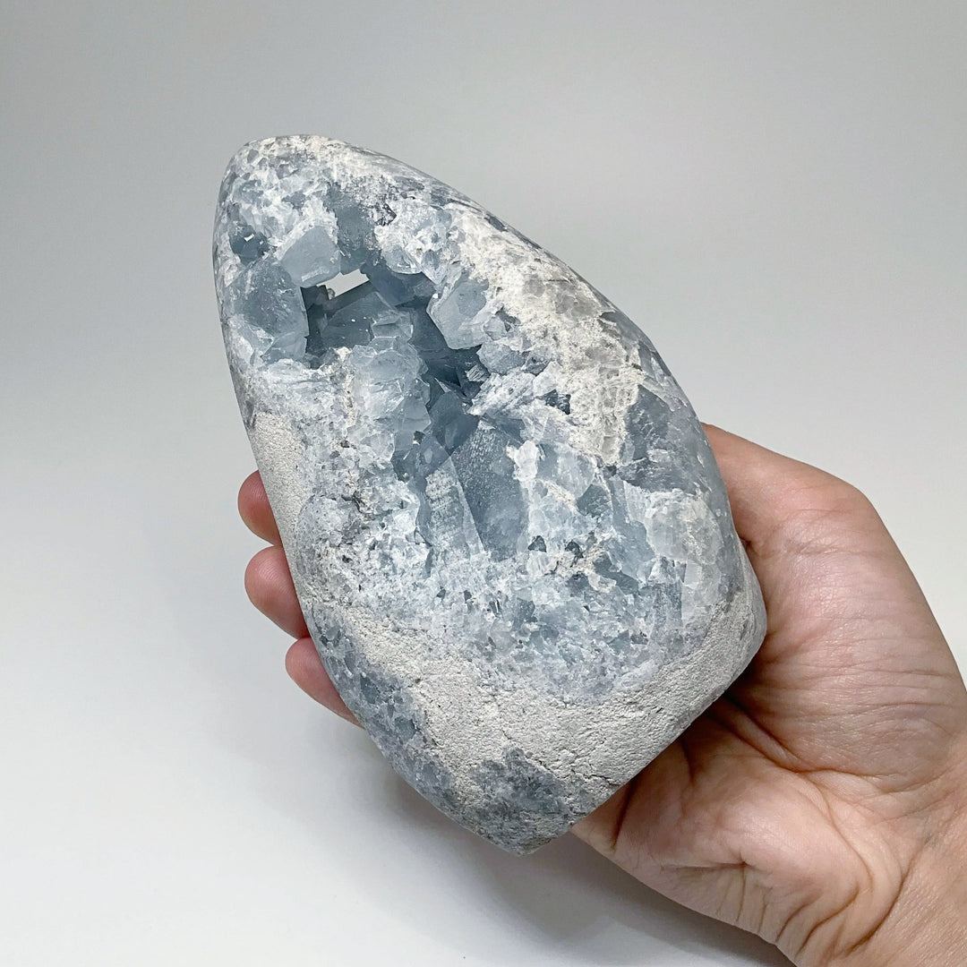 Celestite Stand Up Geode