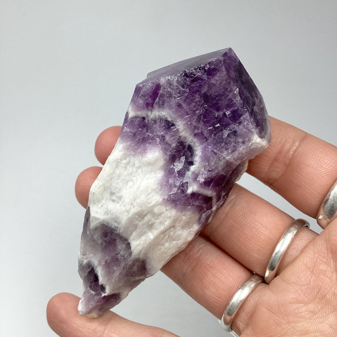 Chevron Amethyst Scepter