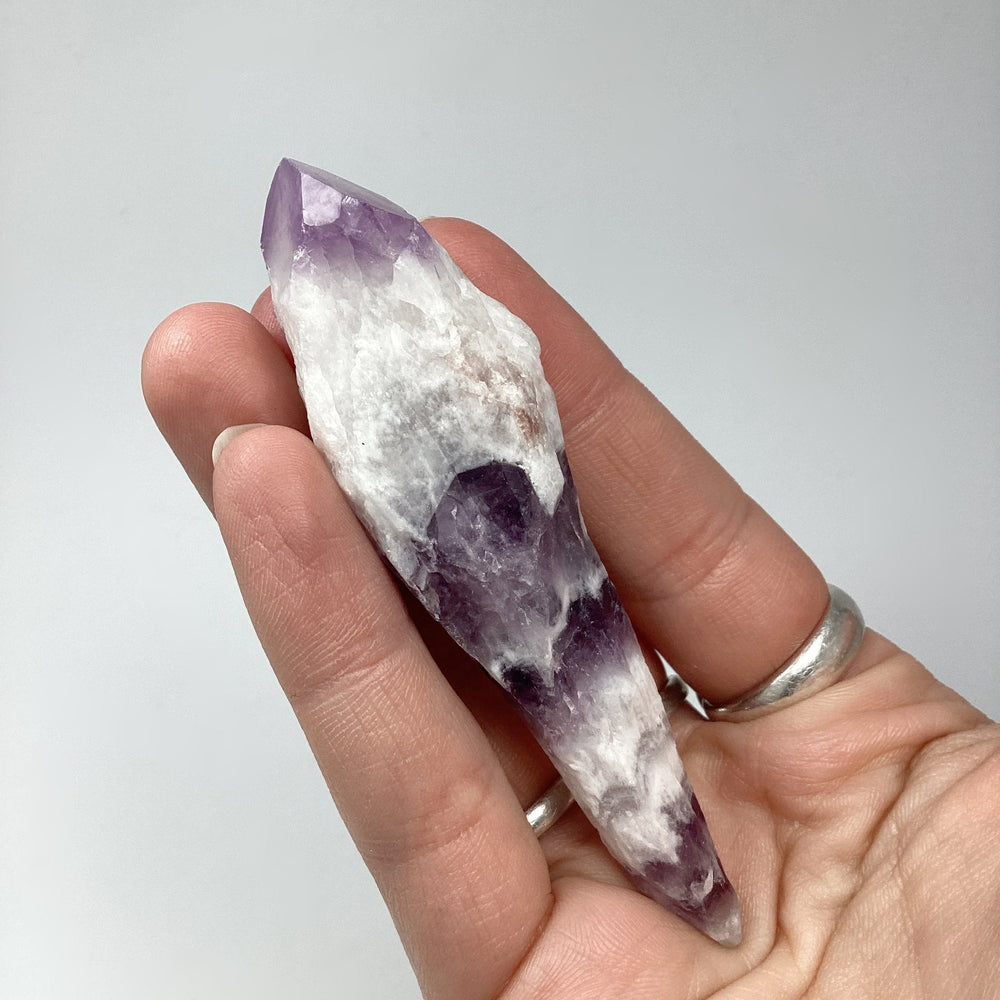 Chevron Amethyst Scepter