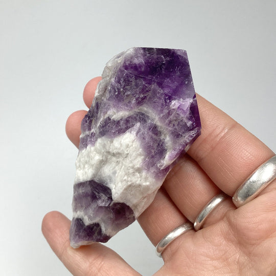 Chevron Amethyst Scepter