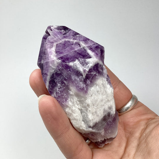 Chevron Amethyst Scepter