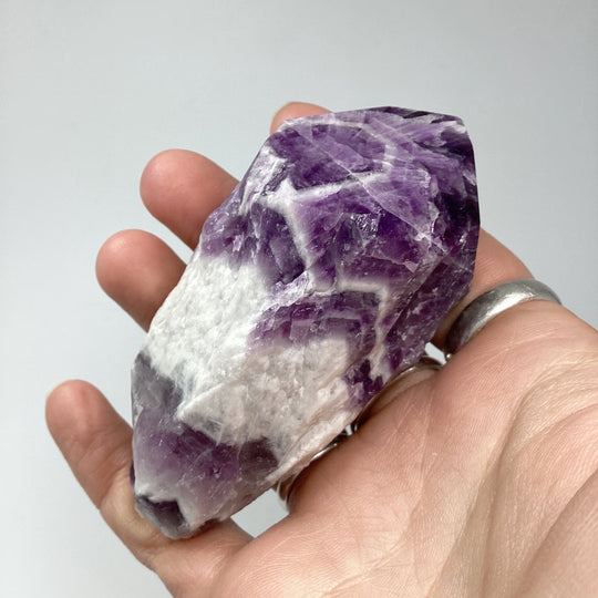 Chevron Amethyst Scepter