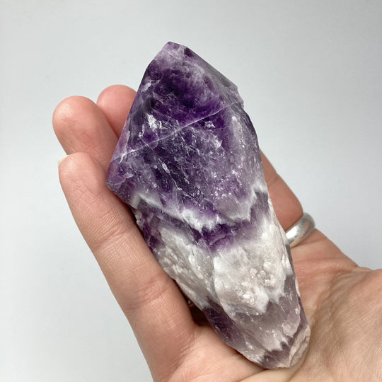 Chevron Amethyst Scepter