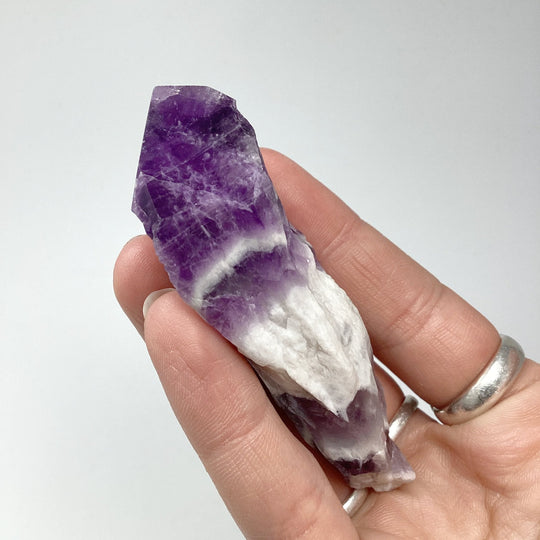 Chevron Amethyst Scepter