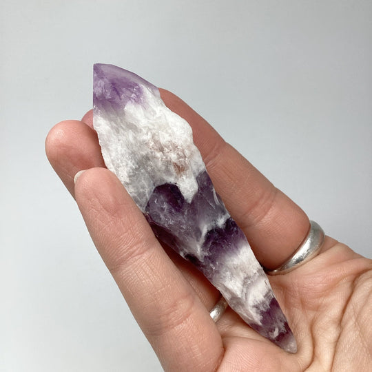 Chevron Amethyst Scepter