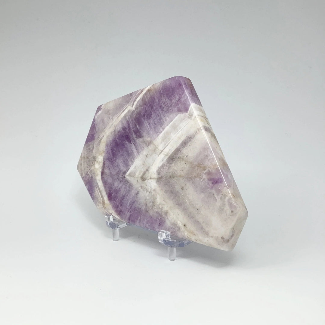 Chevron Amethyst Slice