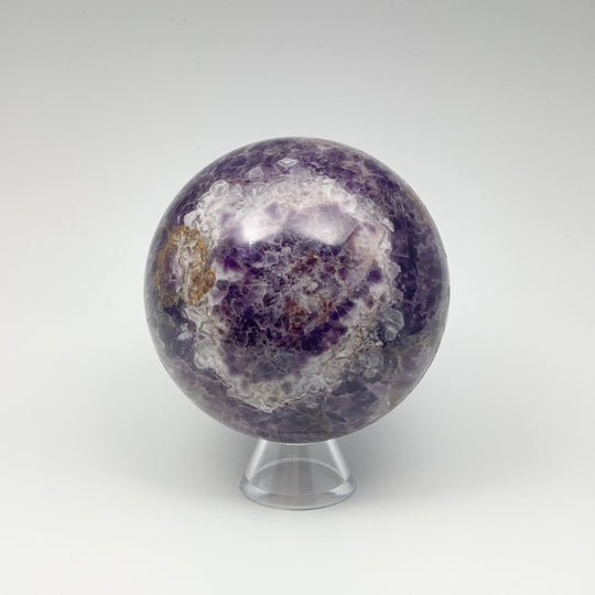 Chevron Amethyst Sphere