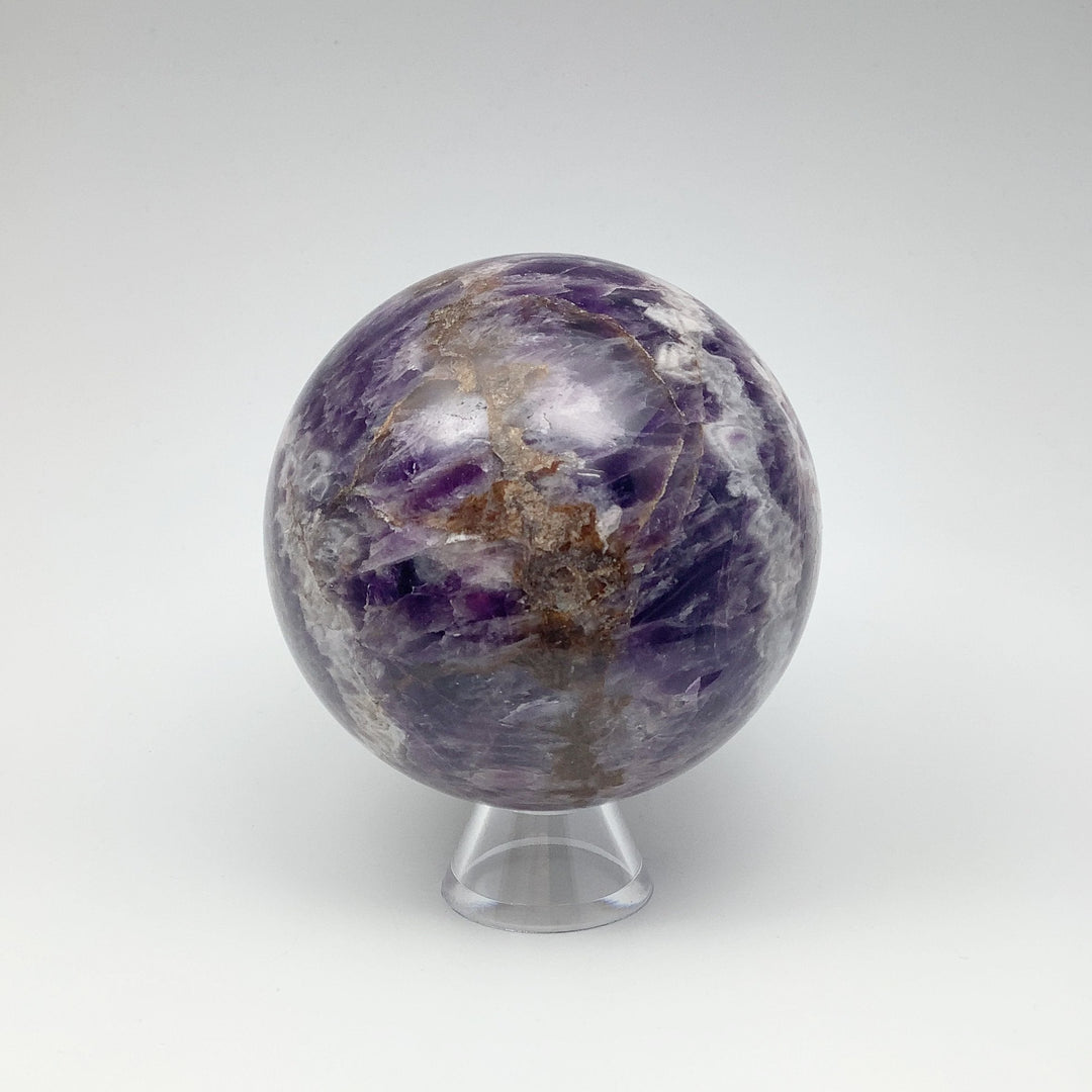 Chevron Amethyst Sphere