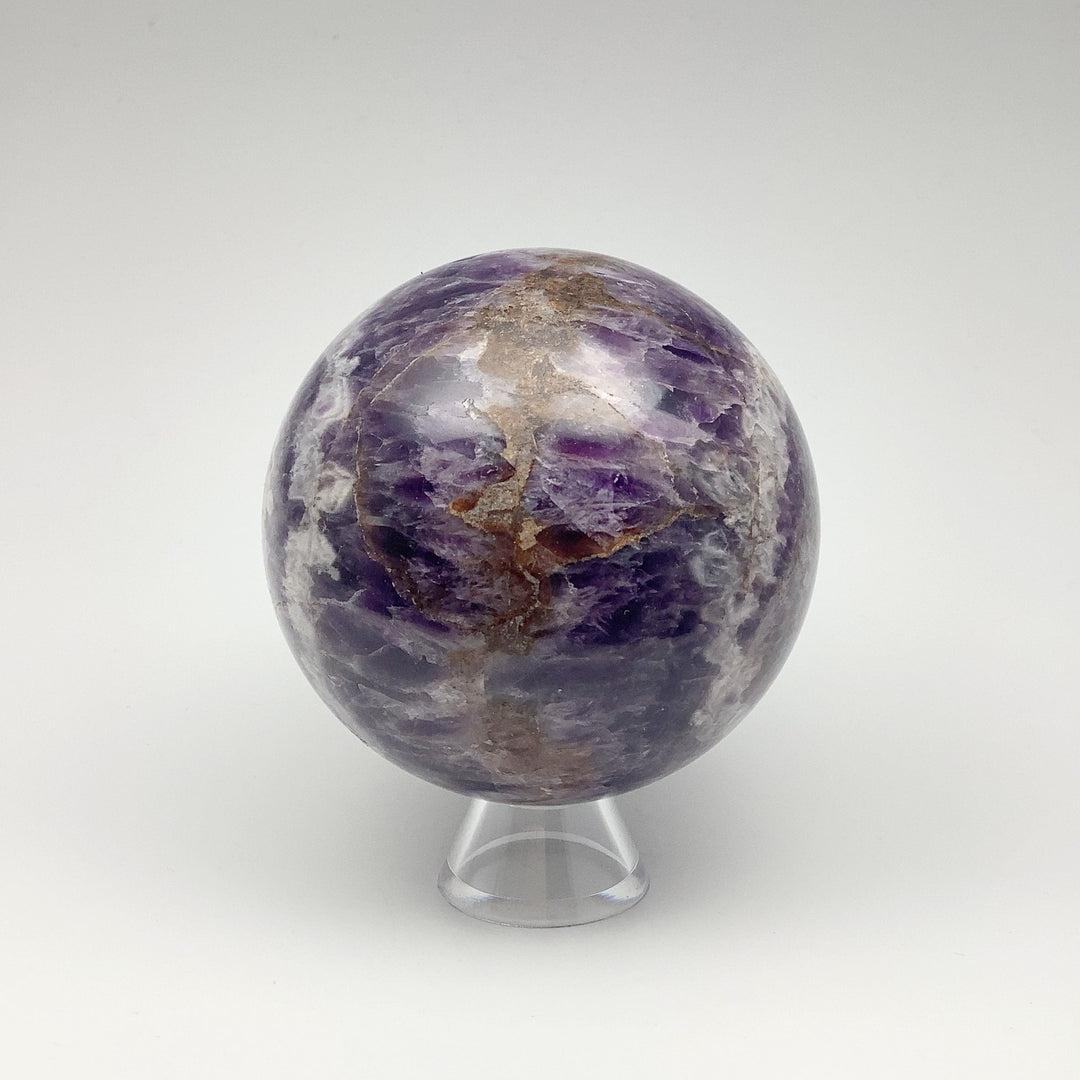 Chevron Amethyst Sphere