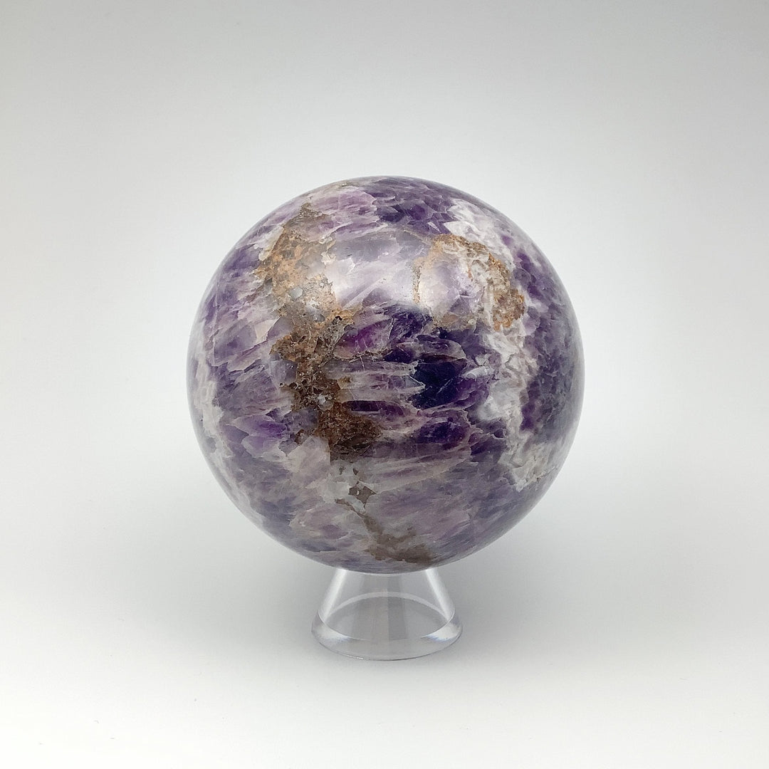 Chevron Amethyst Sphere