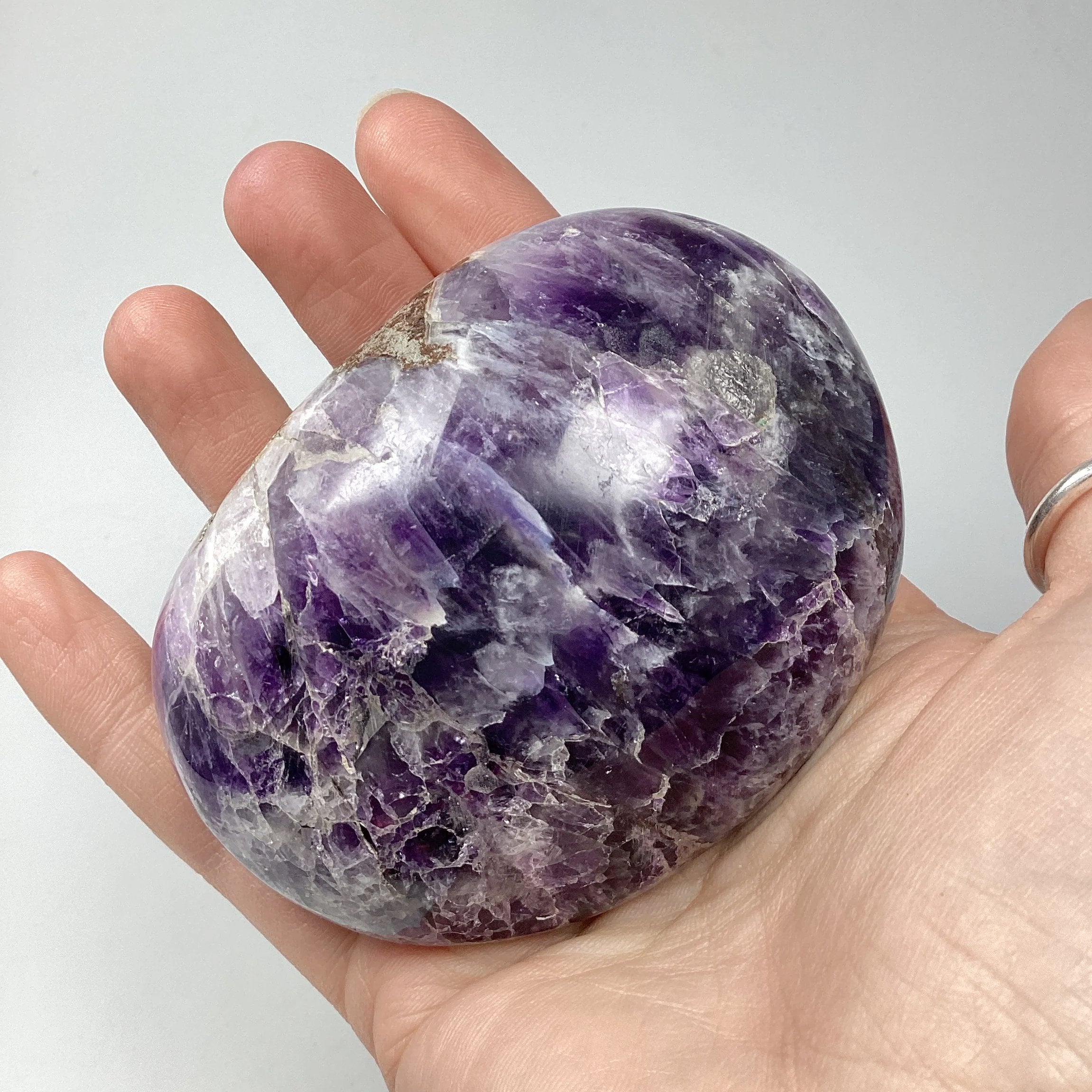 Chevron Amethyst Tumble