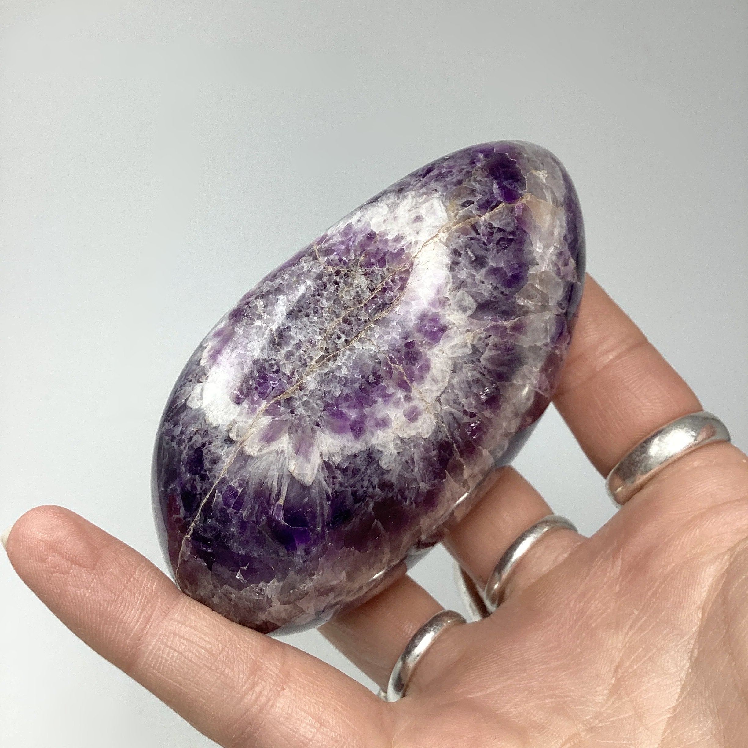 Chevron Amethyst Tumble