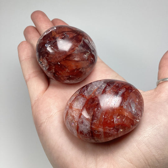 Red Hematoid Quartz Tumble