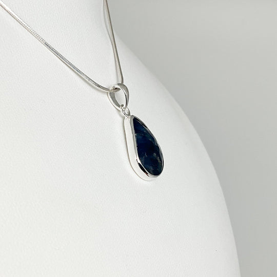 Dark Blue Sapphire Pendant