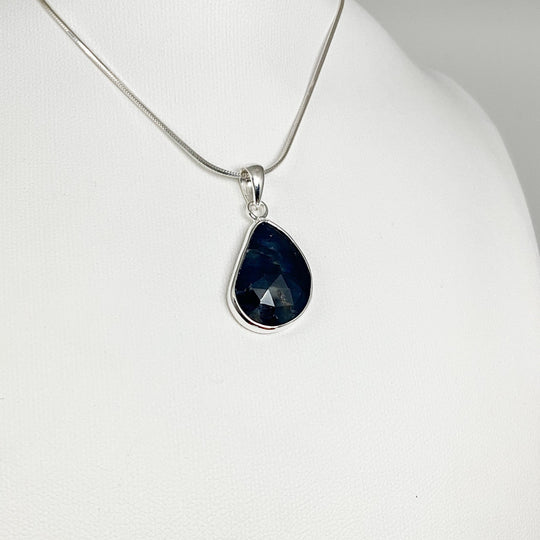 Dark Blue Sapphire Pendant