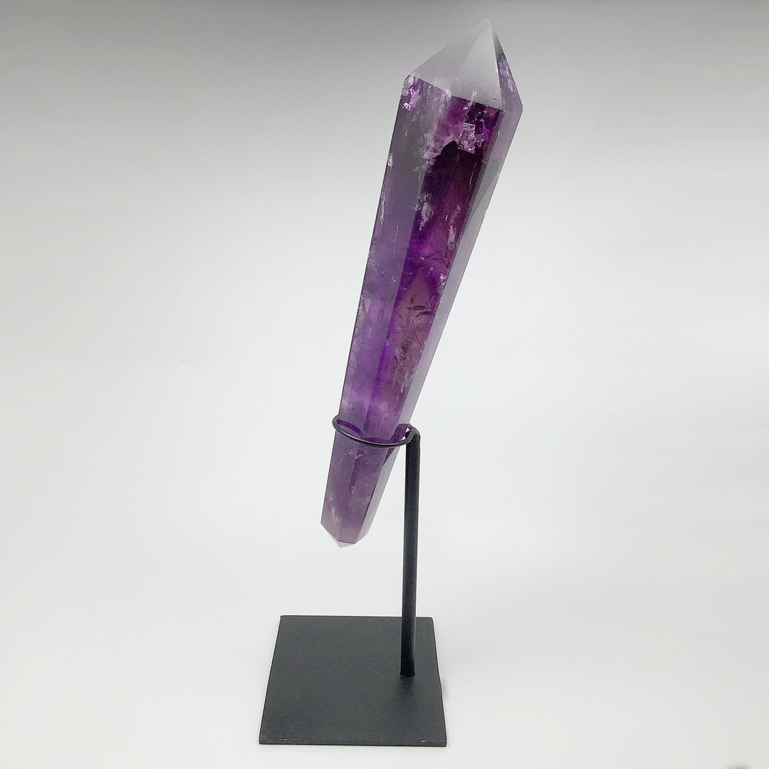 Double Terminated Amethyst Point on Stand