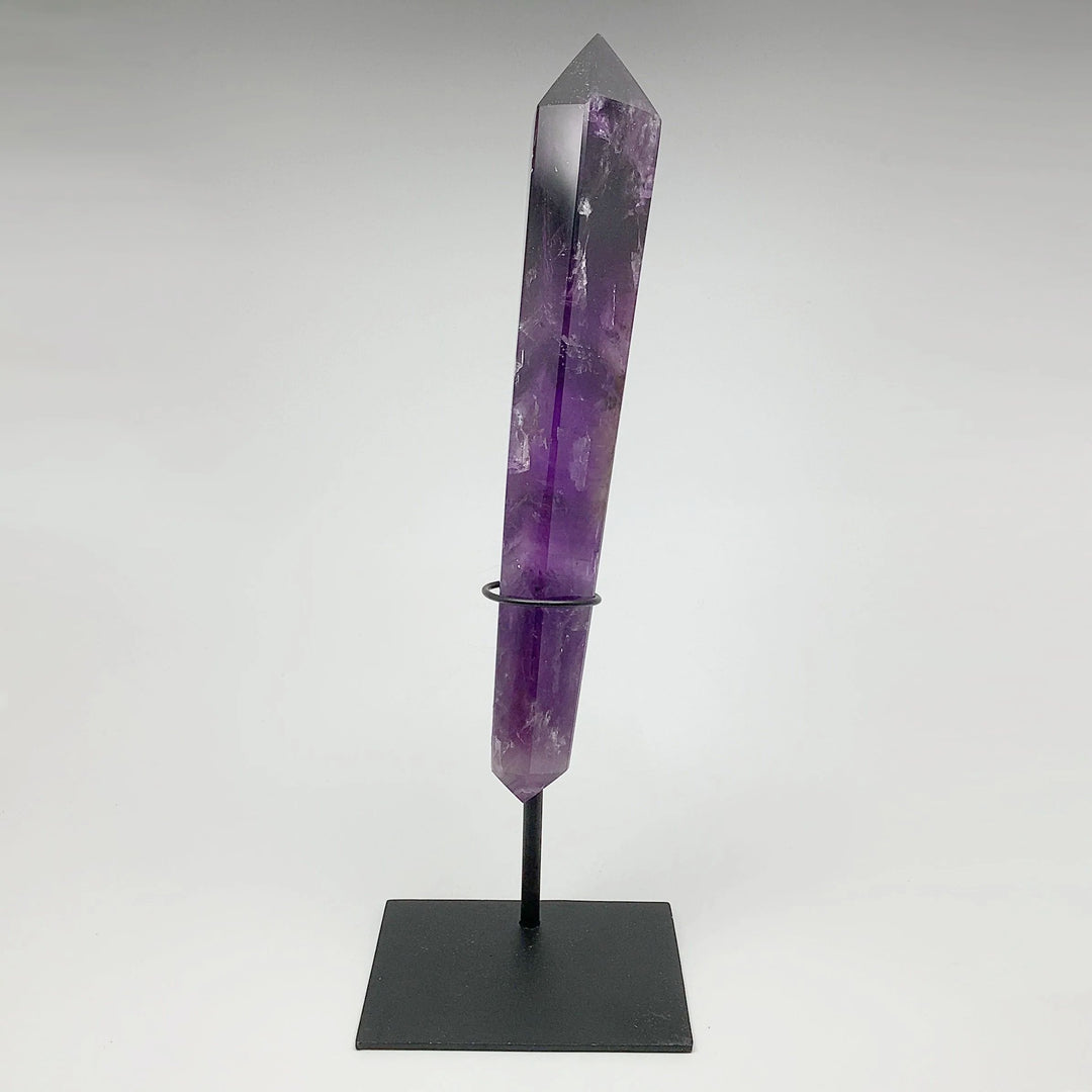 Double Terminated Amethyst Point on Stand