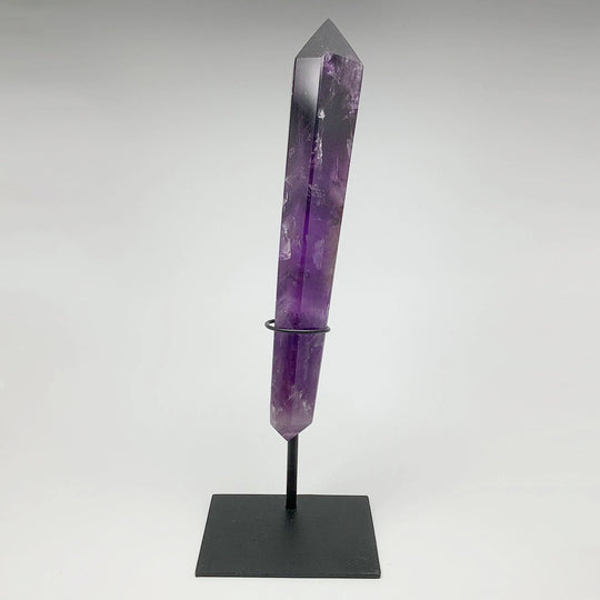 Double Terminated Amethyst Point on Stand