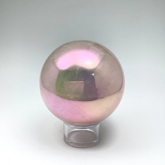 Aura Rose Quartz Sphere