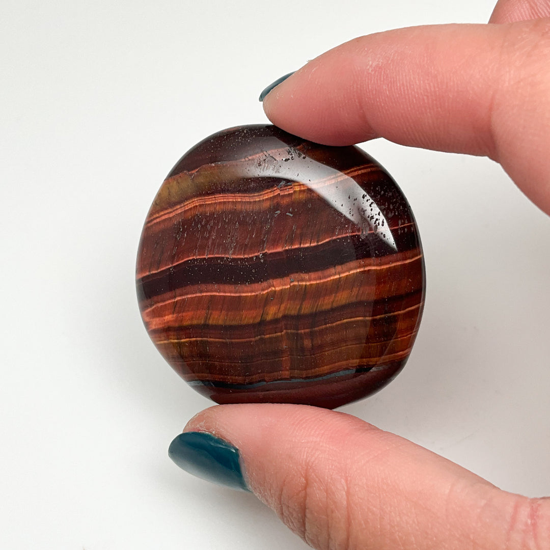 Red Tiger Eye Touch Stone