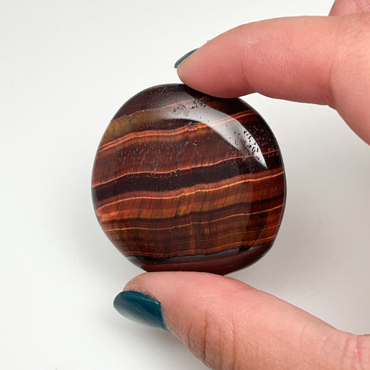 Red Tiger Eye Touch Stone