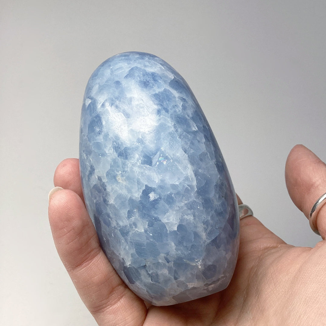 Blue Calcite Stand Up