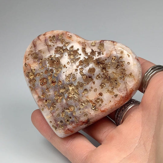 Citrine Druze Cluster Heart