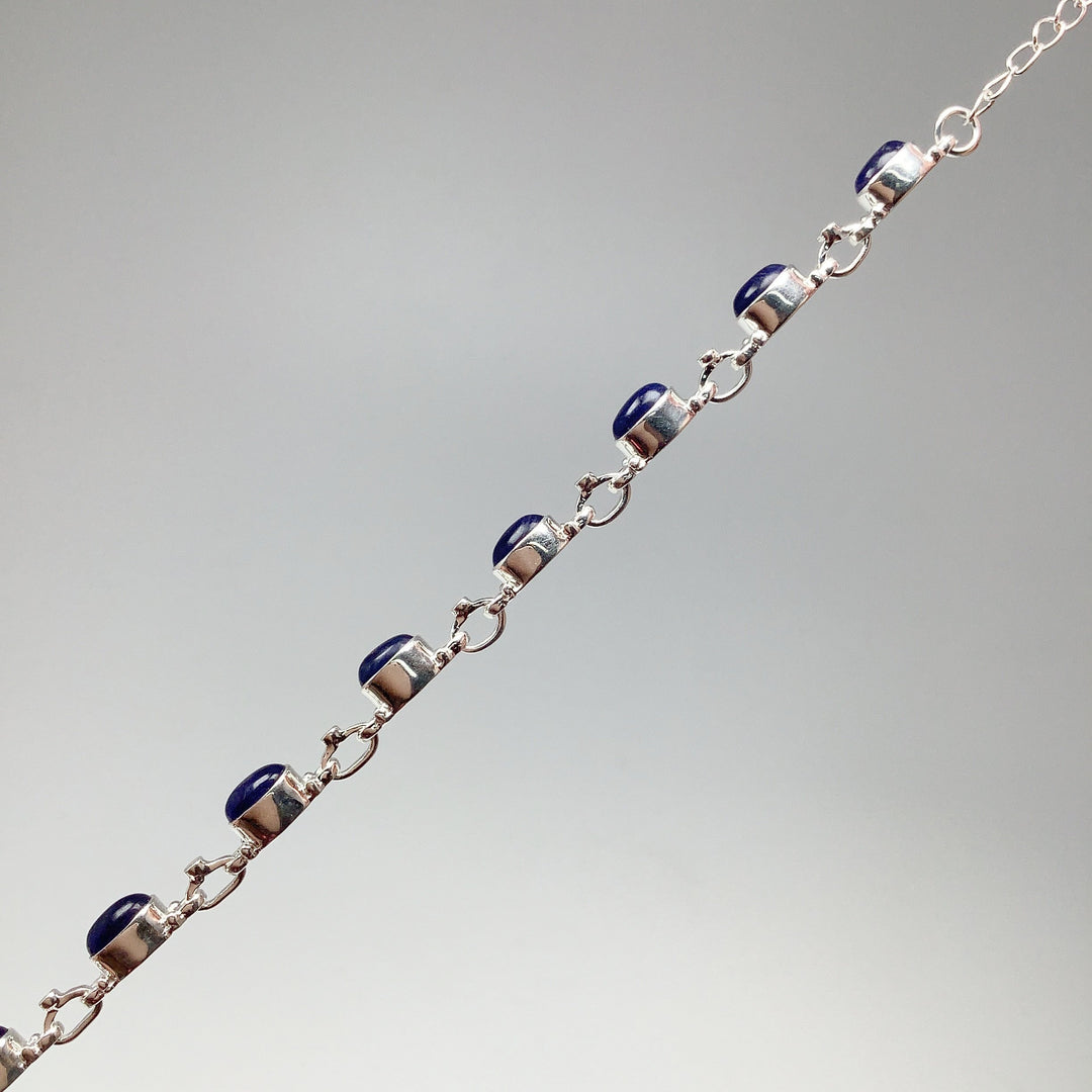 Sodalite Sterling Silver Bracelet