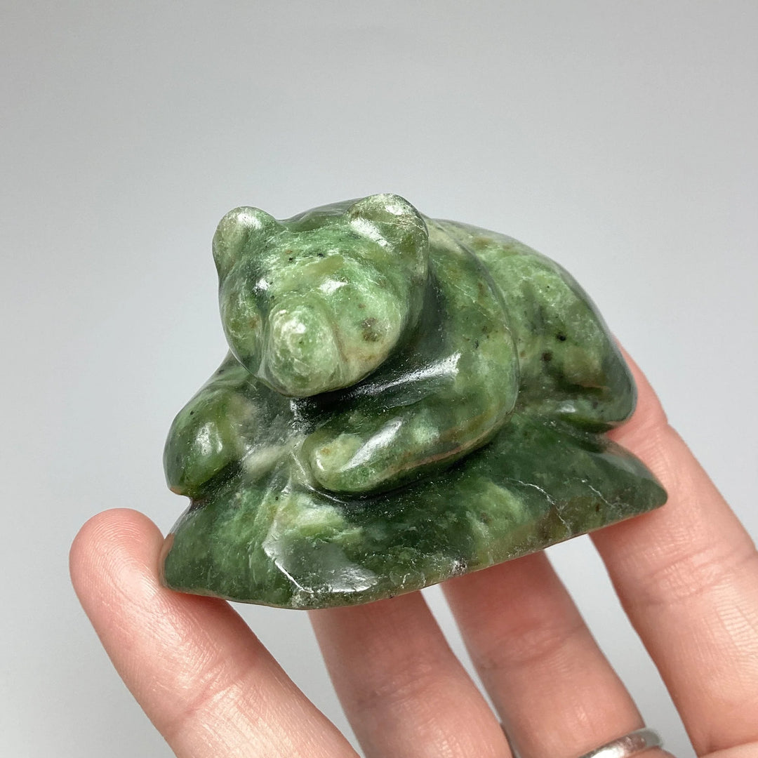 BC Jade Bear Carving