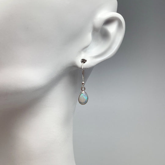 Fire Opal Dangle Earrings