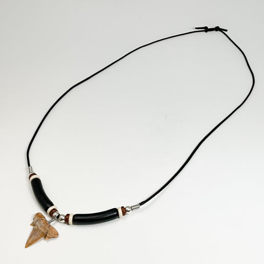 Fossilized Shark Tooth Necklace