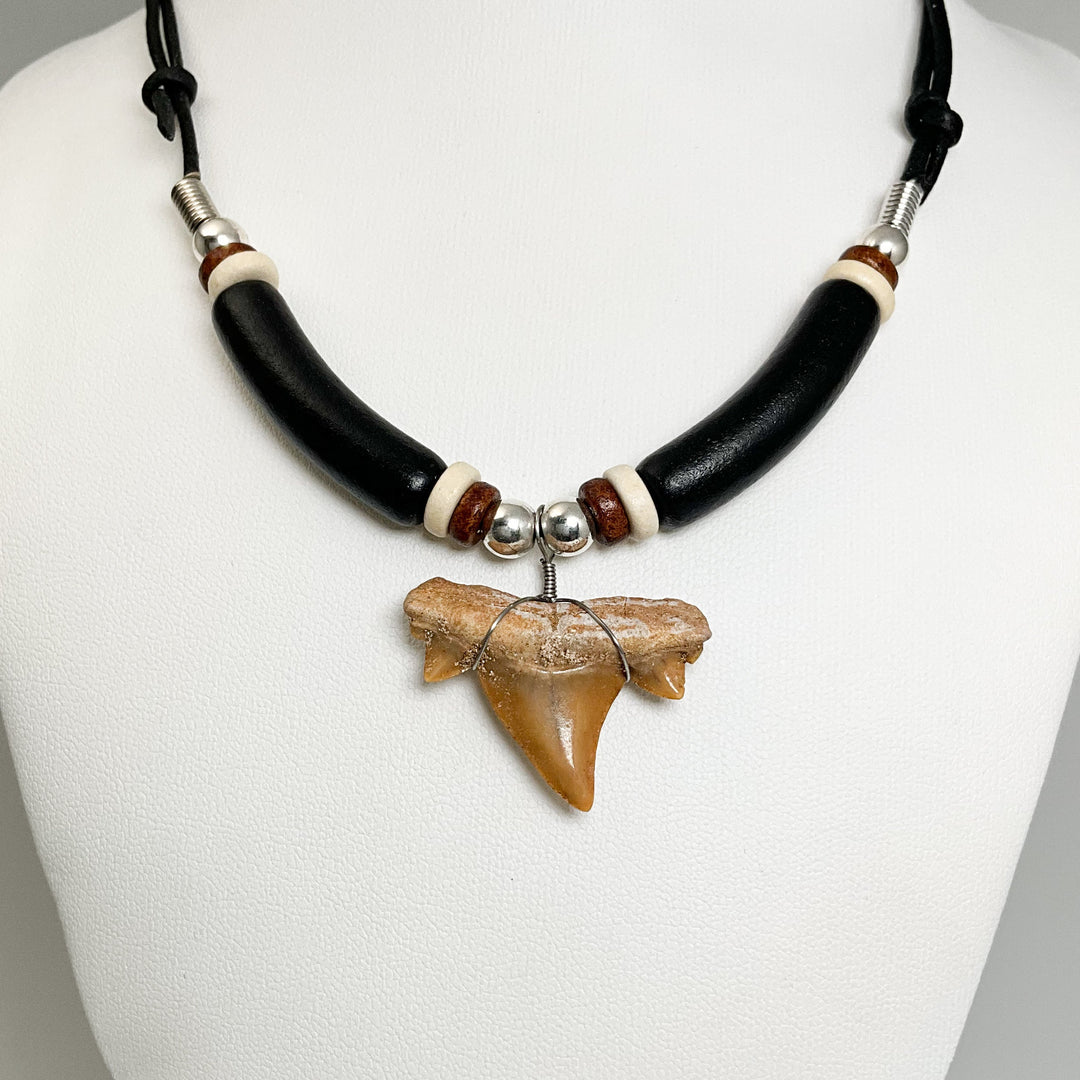 Fossilized Shark Tooth Necklace