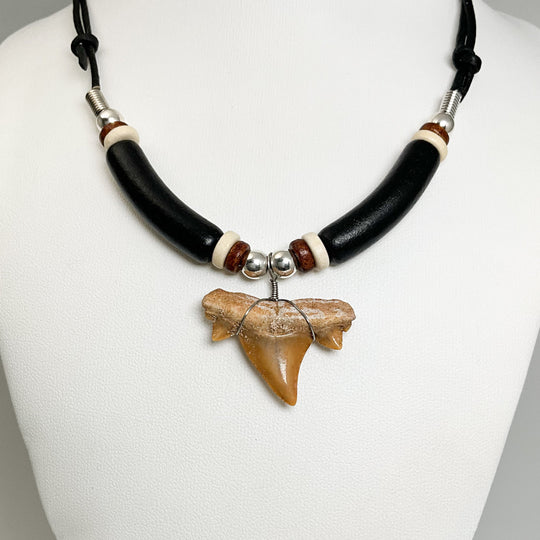 Fossilized Shark Tooth Necklace