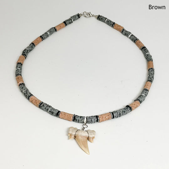 Fossilized Shark Tooth Necklace