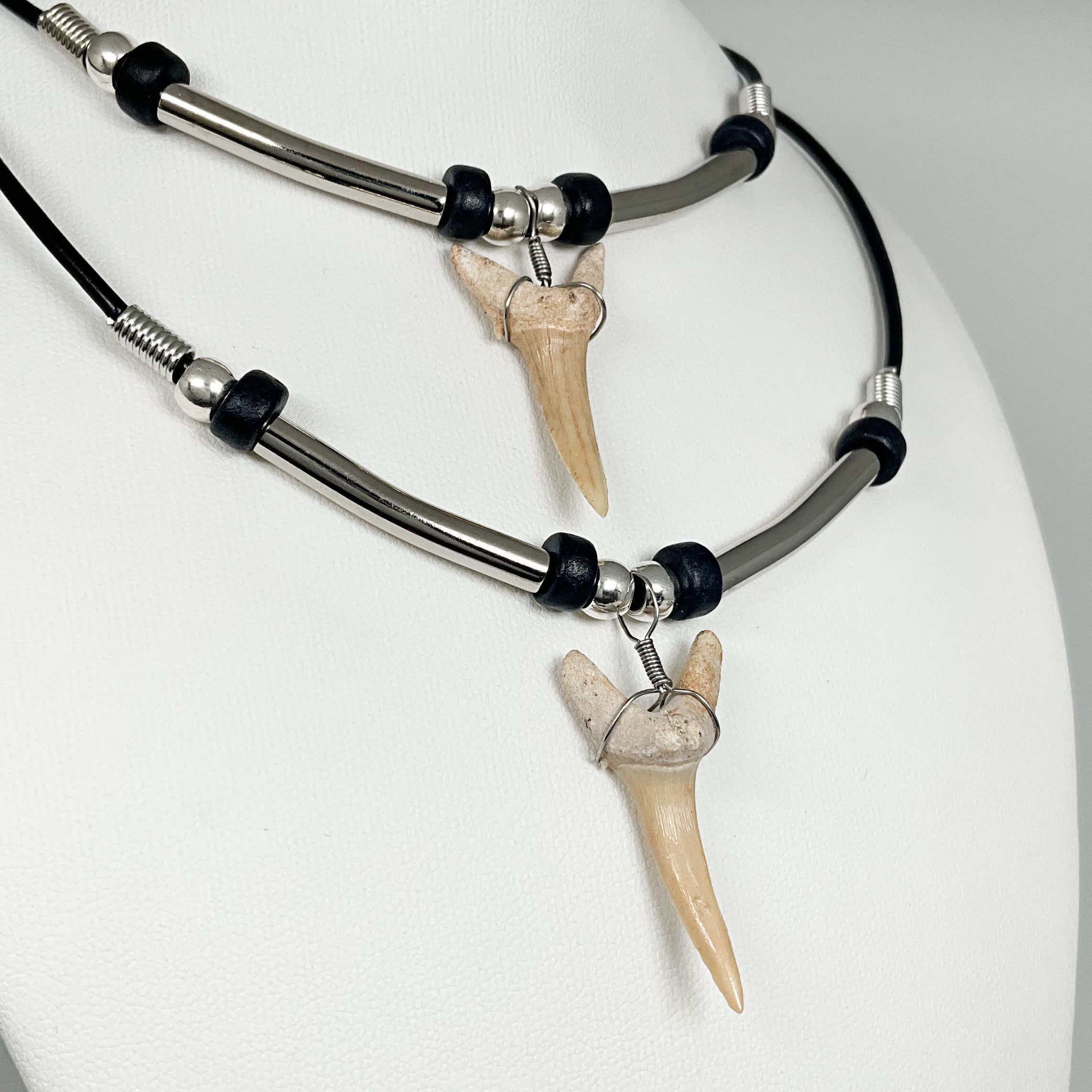 Fossilized Shark Tooth Necklace