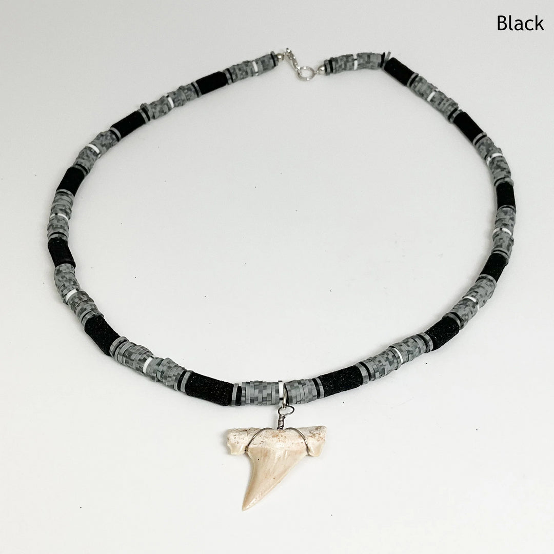 Fossilized Shark Tooth Necklace